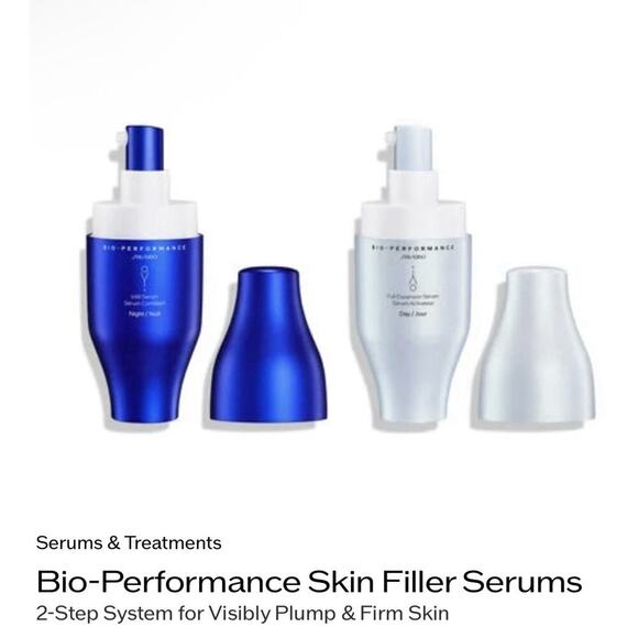 Shiseido Bio-Performance Skin Filler Serums Day Expansion & Night Infill Set NIB - Picture 2 of 11